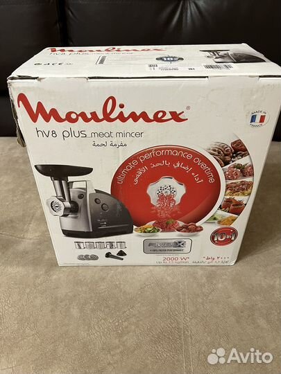 Электромясорубка Moulinex hv8 plus