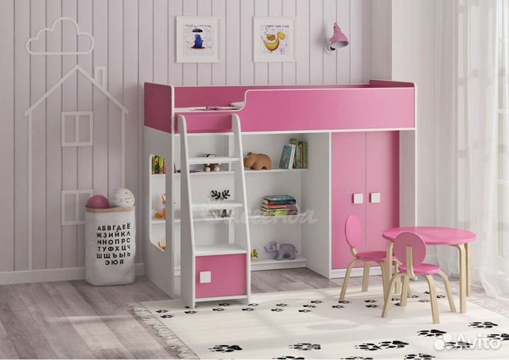 Детская кровать чердак
