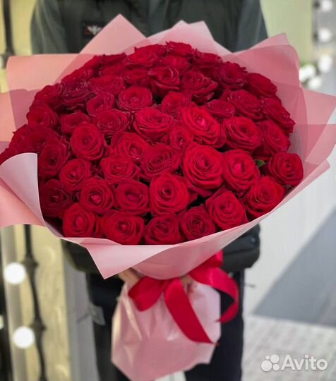 51 доставка 201 Роза 101 Роза Цветы