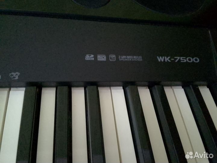 Синтезатор casio wk 7500