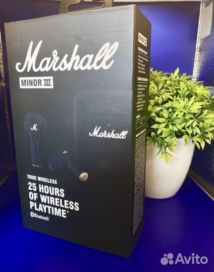 Беспроводные наушники Marshall minor 3 + доставка