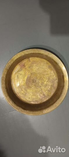 Латунный таз