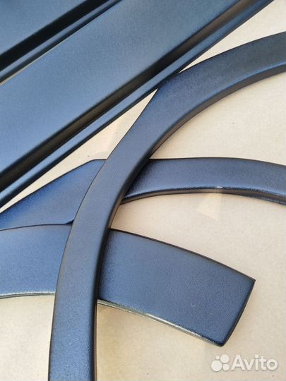 Накладки на пороги и арки (обвес) шевроле ланос