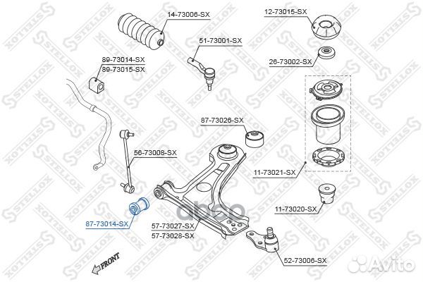 С б рычага пер. daewoo tacuma rezzo 99 перед прав