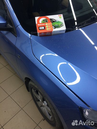 Starline E96 BT эко на Skoda Rapid