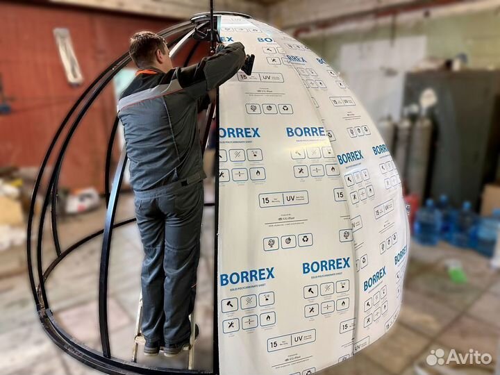 Всесезонная купольная беседка иглу