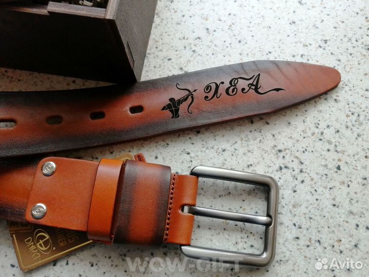 Ремень мужской натуральная кожа