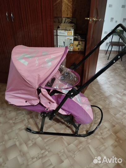 Детские санки коляска бу