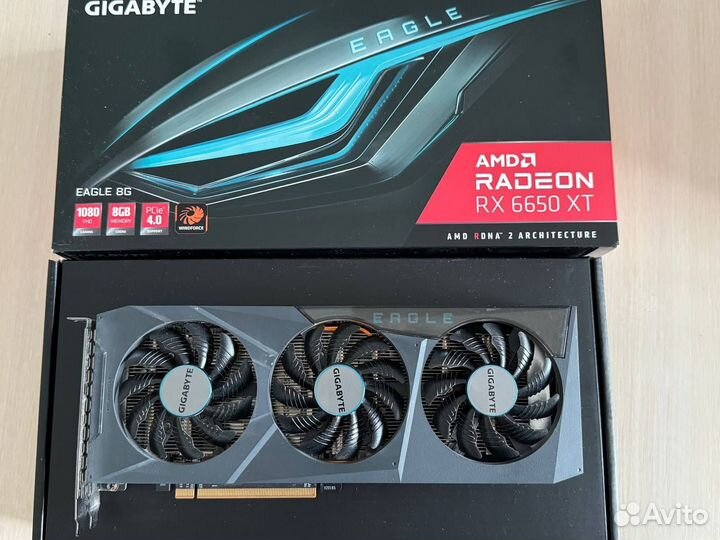 Видеокарта gigabyte AMD Radeon RX 6650 XT eagle