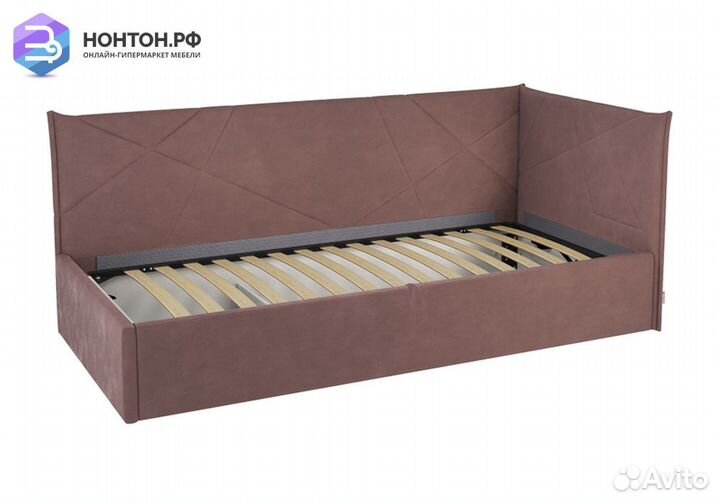 Кровать Квест 0.9 светло-коричневая