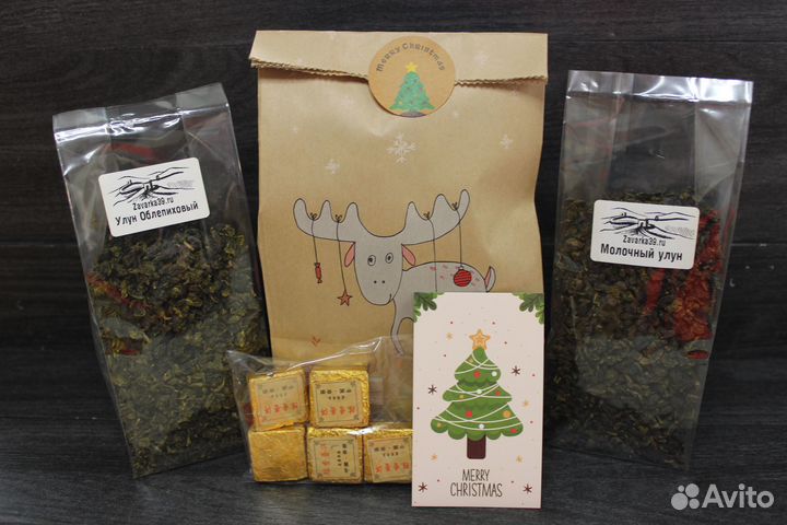 Подарочный набор чая новогодний 250г