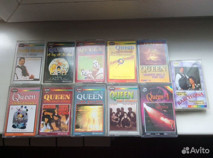 Аудиокассеты группы Queen оригинал