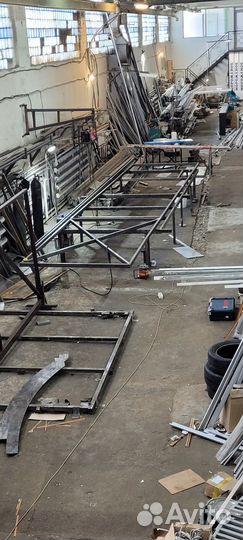 Каркас откатных ворот