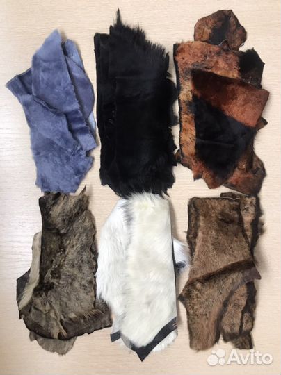 Обрезки натурального меха