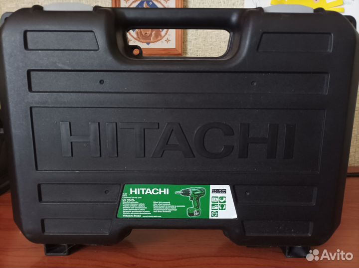 Аккумуляторная дрель шуруповерт Hitachi