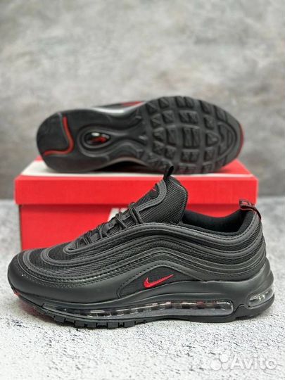 Nike air max 97 black red