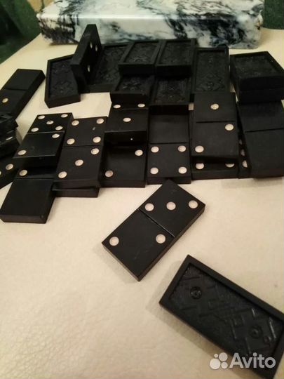 Игра домино СССР карболит 50-ые г. старинное ретро