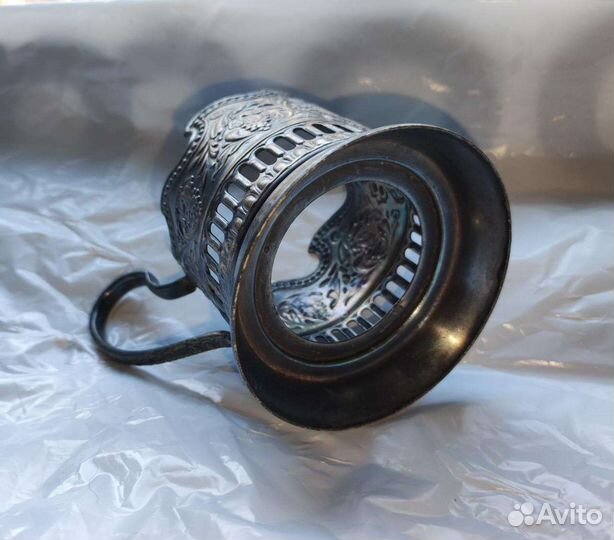 Подстаканник мельхиор СССР Космос