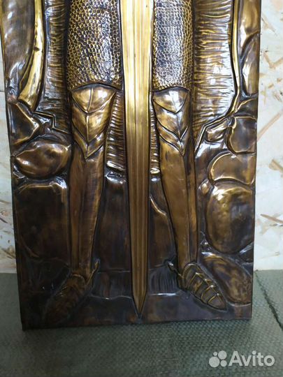 Картины чеканка ручная работа Александр Невский