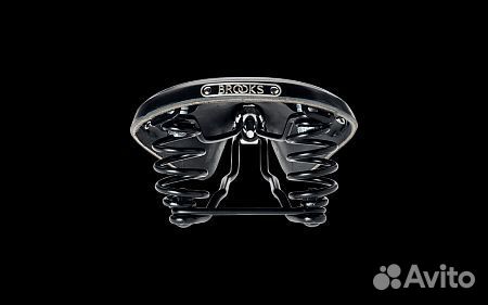 Велосипедное седло Brooks Flyer black