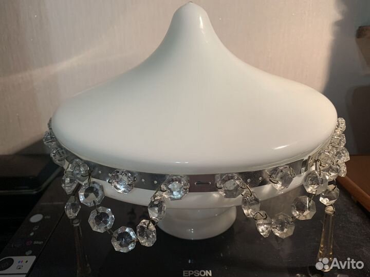 Плафон люстры Невеста СССР с обвесами