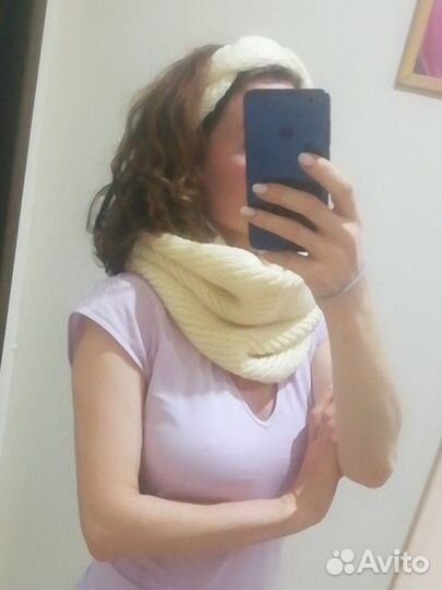 Шарф/ палантин/шапка/снуд