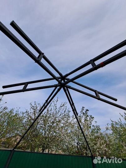 Шатёр 1,75 1,75 2,75м с обеднным столом