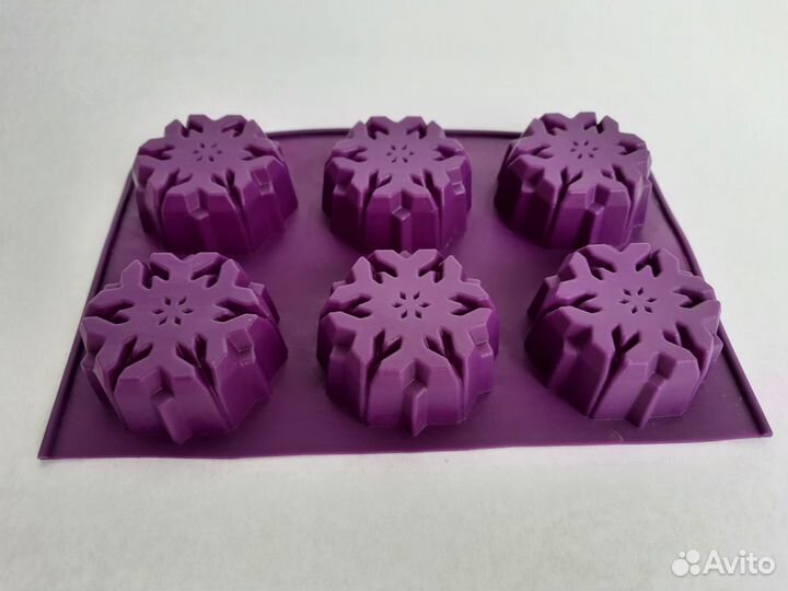 Силиконовые формы для мыла 5шт