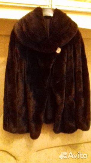 Шуба норковая Black Nafa фабрика Marco Varni