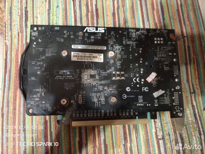 Видеокарта gtx 650 1 gb DDR 5