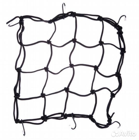 Сетка багажная 38х38 (6 крючков)