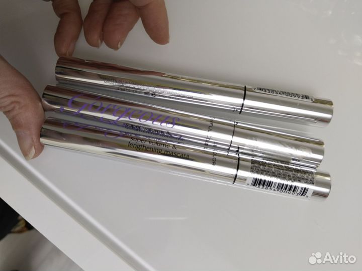 Тушь для ресниц коричневая 3 шт