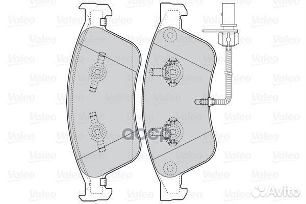 К-т дисков. тормоз. колодок 302071 Valeo