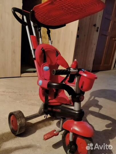 Детский велосипед с родительской ручкой