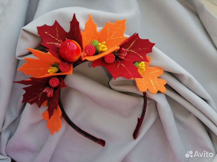 Ободок для волос ручной работы, для девочек