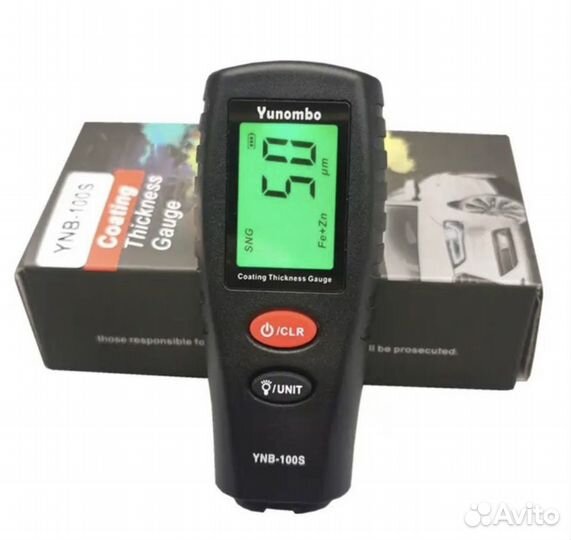 YNB - 100s +ZN компактный толщиномер