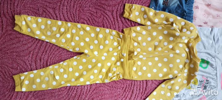 Детские вещи пакетом для девочки 98 116
