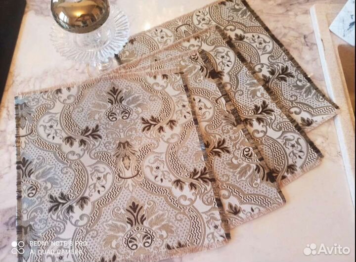 Набор салфеток благородный жаккард