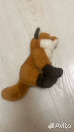 Рыжая лисичка игрушка