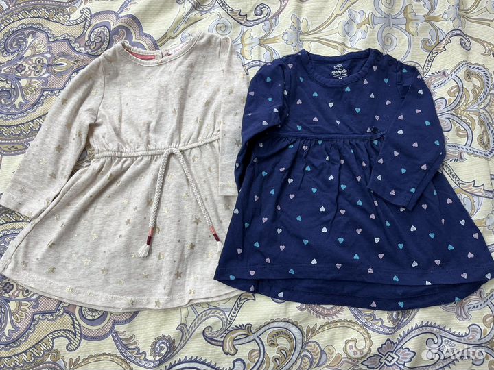 Вещи пакетом на девочку 6-11 мес