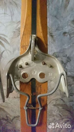 Лыжи беговые, деревянные