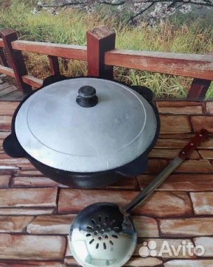 Казан узбекский чугунный 16 литров Новый