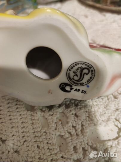 Фарфоровые статуэтки петушок