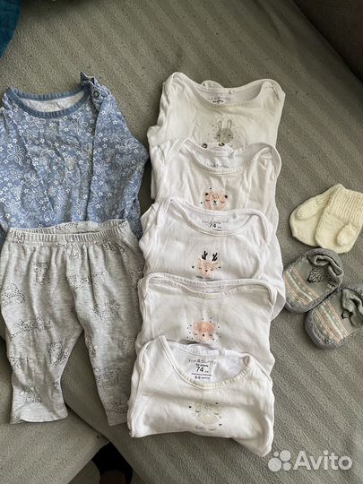 Пакет одежды для девочки 68-74