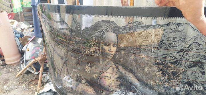 Заднее стекло ваз 2107