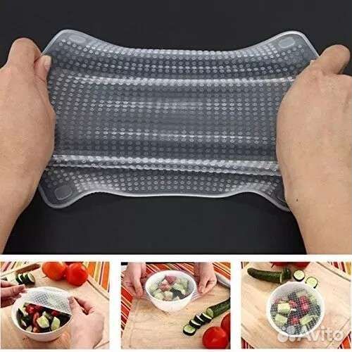 Универсальные силиконовые крышки-пленки