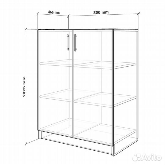 Тумба Барри-951b дуб молочный прикроватная