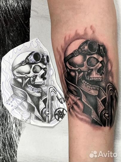 Художественные татуировки любой сложности