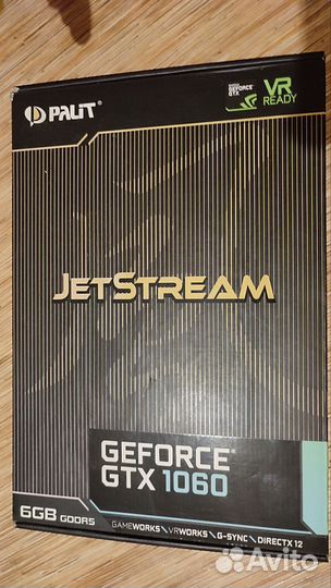 Видеокарта Palit 1060 6gb Jetstream