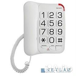 Texet TX-201 белый проводной, повторный набор номе
